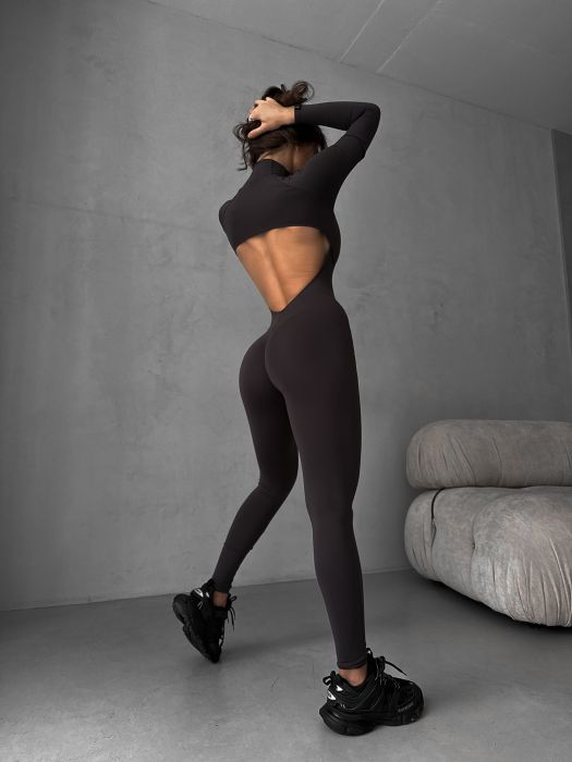 Жіночий комбінезон з довгим рукавом та легінсами | VV Brand