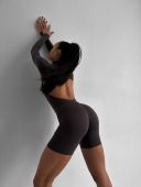 Жіночий комбінезон з шортами та довгим рукавом | VV Brand